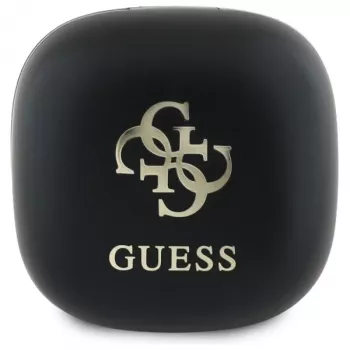 Guess GUTWSJ144ESK auricolari True Wireless Stereo Bluetooth con custodia di ricarica, nero iridescente 4G Printed Logo