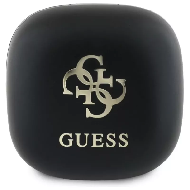 Guess GUTWSJ144ESK auricolari True Wireless Stereo Bluetooth con custodia di ricarica, nero iridescente 4G Printed Logo
