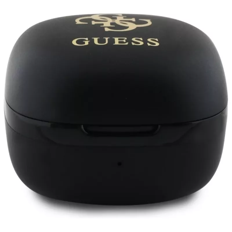 Guess GUTWSJ144ESK auricolari True Wireless Stereo Bluetooth con custodia di ricarica, nero iridescente 4G Printed Logo