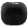 Guess GUTWSJ144ESK auricolari True Wireless Stereo Bluetooth con custodia di ricarica, nero iridescente 4G Printed Logo