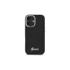 Guess GUHCP16MSMBSLK custodia rigida in silicone Script Metal Logo & Frame per Apple iPhone 16 Plus 6,7