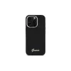 Guess GUHCP16XSMBSLK iPhone 16 Pro Max 6.9 nero custodia rigida silicone Script Metal Logo & Frame
