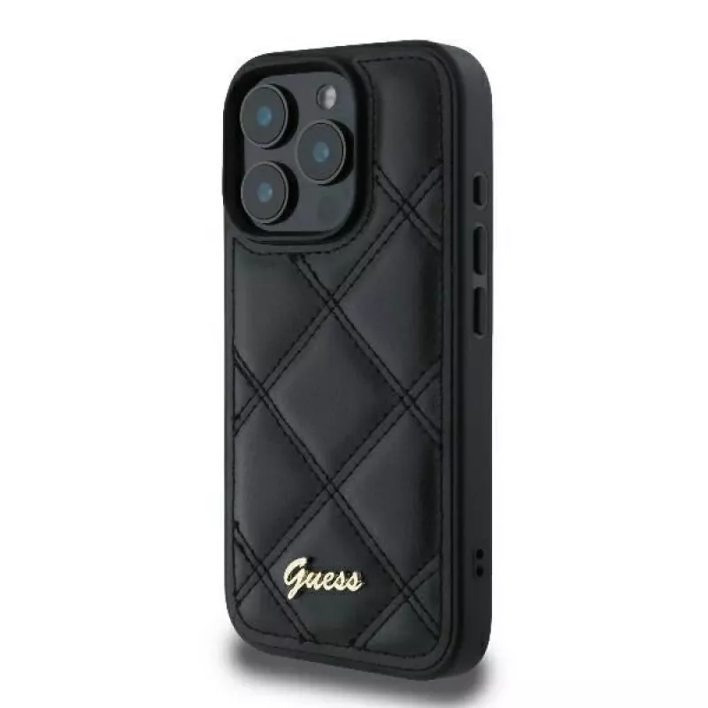 Guess GUHCP16LPSQSQSK custodia rigida per Apple iPhone 16 Pro 6,3