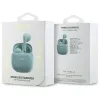Guess Printed Classic Logo auricolari Bluetooth TWS con custodia di ricarica (turchese)