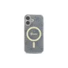 Guess GUHMP16SH4STB iPhone 16 6.1 custodia rigida IML 4G MagSafe blu