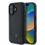 Mercedes-Benz MEHCP16SARMBK custodia rigida in pelle Urban per iPhone 16 6,1