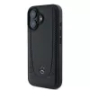 Mercedes-Benz MEHCP16SARMBK custodia rigida in pelle Urban per iPhone 16 6,1