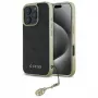 Guess GUHCP16XGF4GGR iPhone 16 Pro Max 6.9 nero custodia rigida 4G Charms Collection