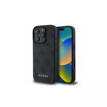 Guess 4G Classic custodia per Apple iPhone 16 Pro, nero