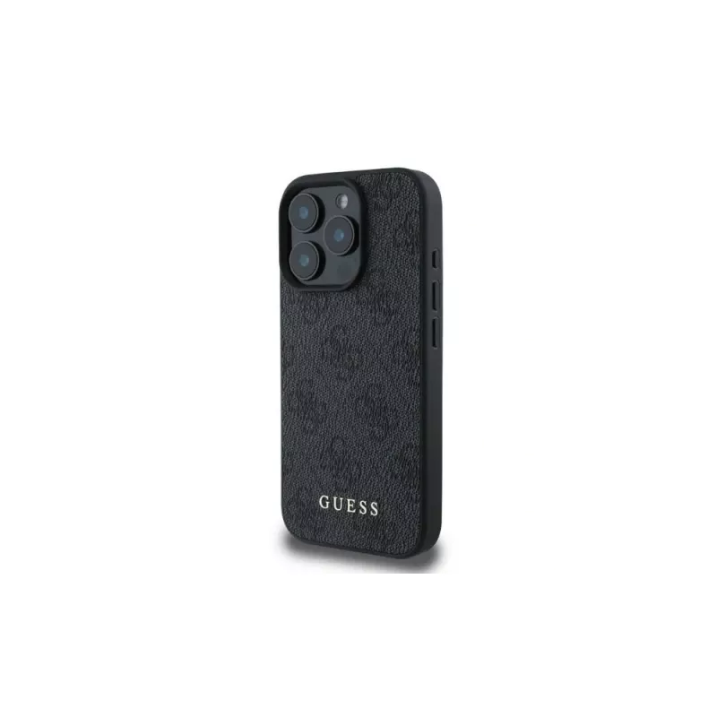 Guess 4G Classic custodia per Apple iPhone 16 Pro, nera