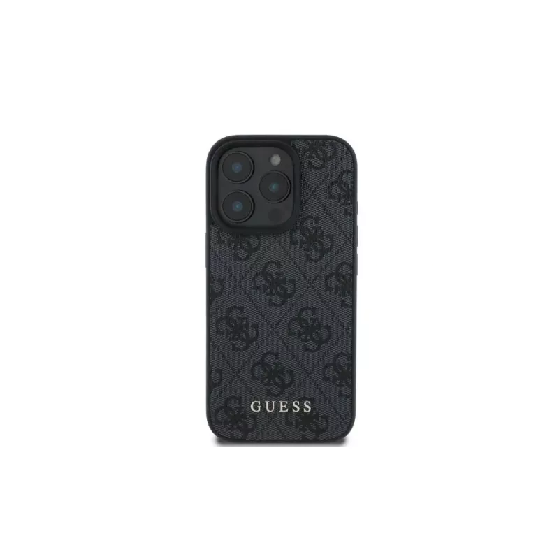 Guess 4G Classic custodia per Apple iPhone 16 Pro, nera
