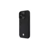 BMW Signature custodia rigida in pelle con porta carte per Apple iPhone 16 Pro Max 6,9 inch nero