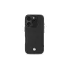 BMW Signature custodia rigida in pelle con porta carte per Apple iPhone 16 Pro Max 6,9 inch nero