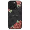 Guess GUHMP16XP4ROPEMCK iPhone 16 Pro Max 6,9 inch nero custodia rigida 4G Flowers Print MagSafe
