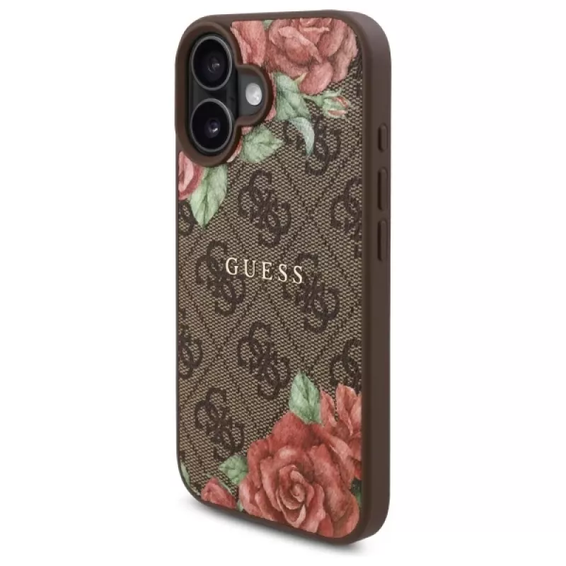 Guess GUHMP16SP4ROPEMCW Custodia rigida per Apple iPhone 16 6,1