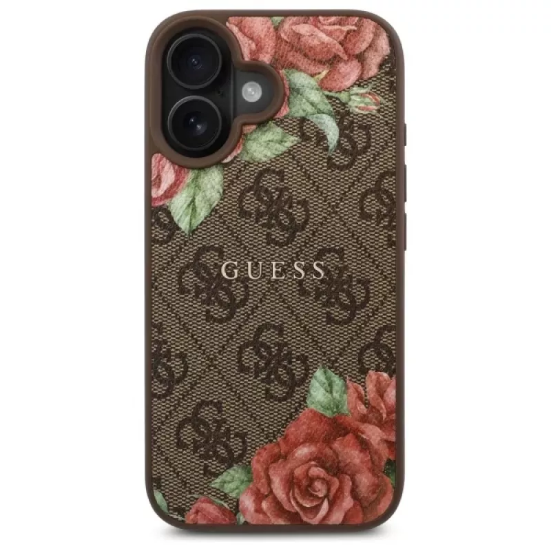 Guess GUHMP16SP4ROPEMCW Custodia rigida per Apple iPhone 16 6,1