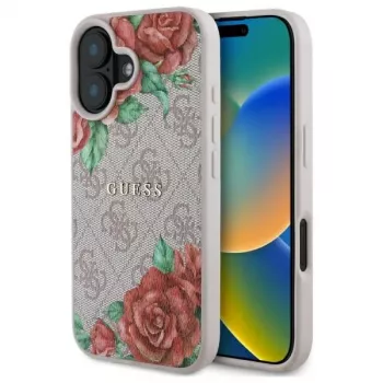Guess GUHMP16SP4ROPEMCP Custodia rigida per Apple iPhone 16 6,1