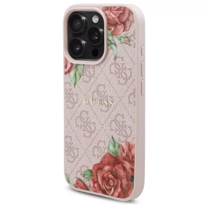 Guess GUHMP16XP4ROPEMCP Custodia rigida iPhone 16 Pro Max 6,9