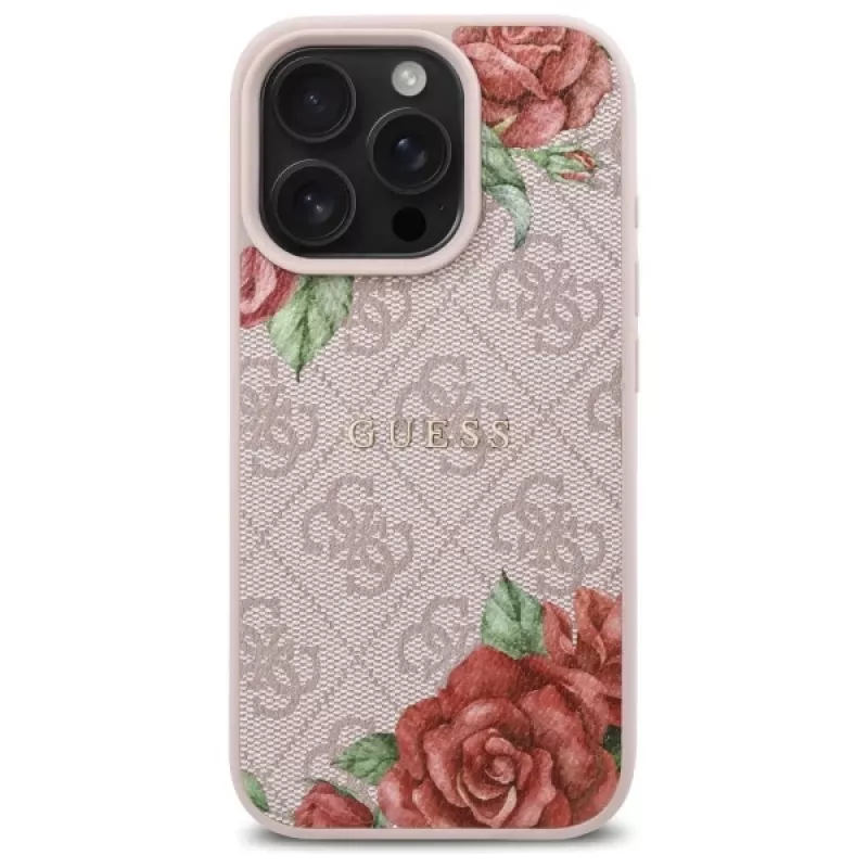 Guess GUHMP16XP4ROPEMCP Custodia rigida iPhone 16 Pro Max 6,9