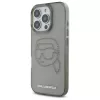 Karl Lagerfeld IML Rhinestones Karl Head Custodia per iPhone 16 Pro Max (nero)