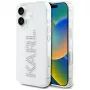KARL LAGERFELD IML Rhinestones Logo Back Cover per Apple iPhone 16 - trasparente