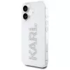 KARL LAGERFELD IML Rhinestones Logo Back Cover per Apple iPhone 16 - trasparente