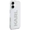 KARL LAGERFELD IML Rhinestones Logo Back Cover per Apple iPhone 16 - trasparente