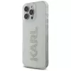 Karl Lagerfeld IML Rhinestones Logo Custodia per iPhone 16 Pro, trasparente