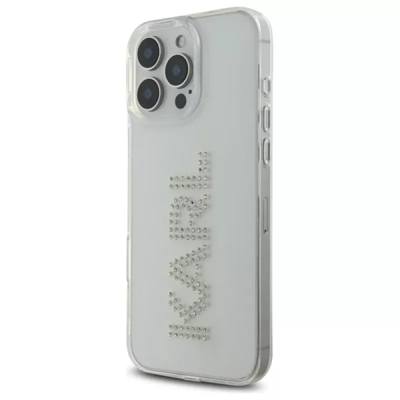 Karl Lagerfeld KLHCP16XHKLSTDCT Custodia rigida per iPhone 16 Pro Max 6,9