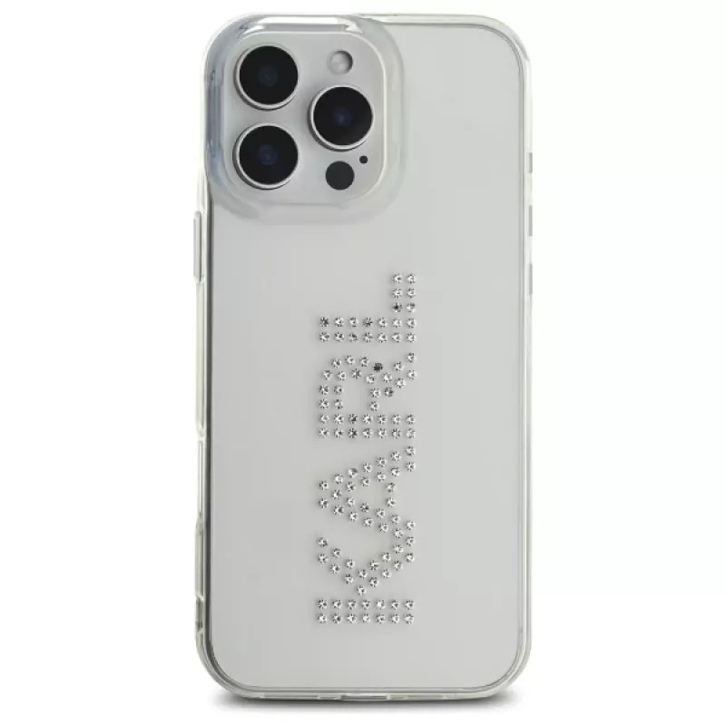Karl Lagerfeld KLHCP16XHKLSTDCT Custodia rigida per iPhone 16 Pro Max 6,9