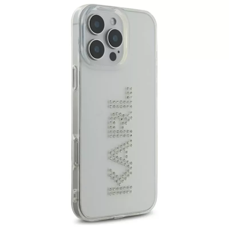 Karl Lagerfeld KLHCP16XHKLSTDCT Custodia rigida per iPhone 16 Pro Max 6,9