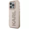 KARL LAGERFELD IML Rhinestones Logo Custodia per iPhone 16 Pro Max rosa