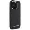 Karl Lagerfeld Saffiano Full Wrapped Elongated Metal Logo Custodia MagSafe per iPhone 16 Pro nero
