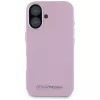 KARL LAGERFELD Saffiano Full Wrapped Elongated Metal Logo Custodia MagSafe per Apple iPhone 16 - rosa