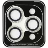 Guess BP Rhinestones Kit 2-in-1 protezione schermo e lente fotocamera per iPhone 16 Pro Max oro
