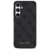 Guess 4G Metal Gold Logo cover posteriore per Samsung Galaxy S24 FE - grigio