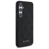 Guess 4G Metal Gold Logo cover posteriore per Samsung Galaxy S24 FE - grigio
