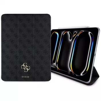 Guess GUFC13PM24PS4SGK Custodia folio magnetica 4G Big Logo nera per iPad Pro 13 M4 2024 / M5 2025
