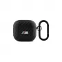 BMW BMA4CMPUCA Custodia nera in PU Carbon M Collection per AirPods 4