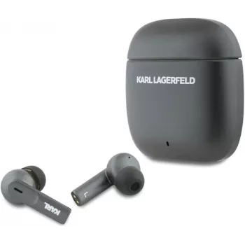 KARL LAGERFELD Metal Printed Logo Auricolari TWS con ANC/ENC - neri