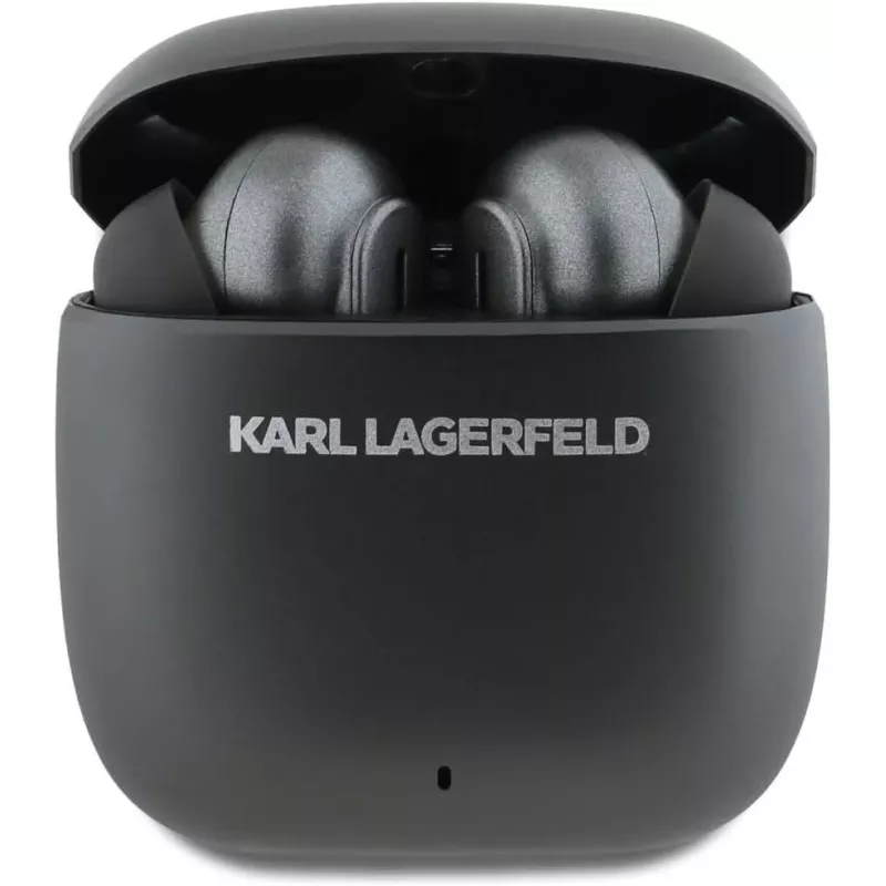KARL LAGERFELD Metal Printed Logo Auricolari TWS con ANC/ENC - neri