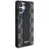 DKNY Custodia in pelle Checkered Pattern MagSafe per Samsung Galaxy S25 Ultra nera