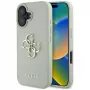 Guess Grained Big 4G Logo Small Classic Cover posteriore per iPhone 16 - verde