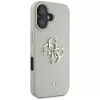 Guess Grained Big 4G Logo Small Classic Cover posteriore per iPhone 16 - verde