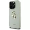 Guess Grained Big 4G Logo Small Classic Logo Cover posteriore per Apple iPhone 16 Pro Max - verde