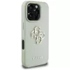 Guess Grained Big 4G Logo Small Classic Logo Cover posteriore per Apple iPhone 16 Pro Max - verde