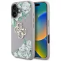 Guess Grained Roses Big 4G Logo Cover per Apple iPhone 16 - viola