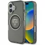 Guess IML Metal Mountain Logo MagSafe Cover per iPhone 16 (nero)