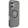 Guess IML Metal Mountain Logo MagSafe Cover per iPhone 16 (nero)
