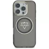 Guess IML Metal Mountain Logo MagSafe Cover per iPhone 16 Pro (nero)
